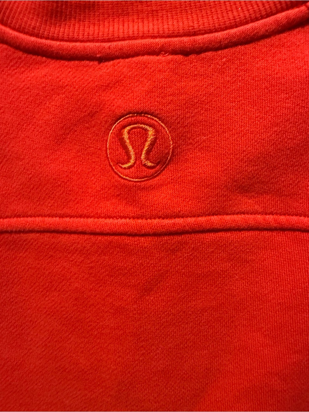 Lululemon Scuba Oversized Pullover, color Hot Heat - Picture 5 of 6